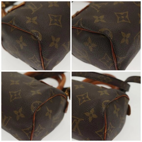 LOUIS VUITTON Monogram Mini Speedy Hand Bag M41534 LV Auth 129715 - Picture 14 of 16